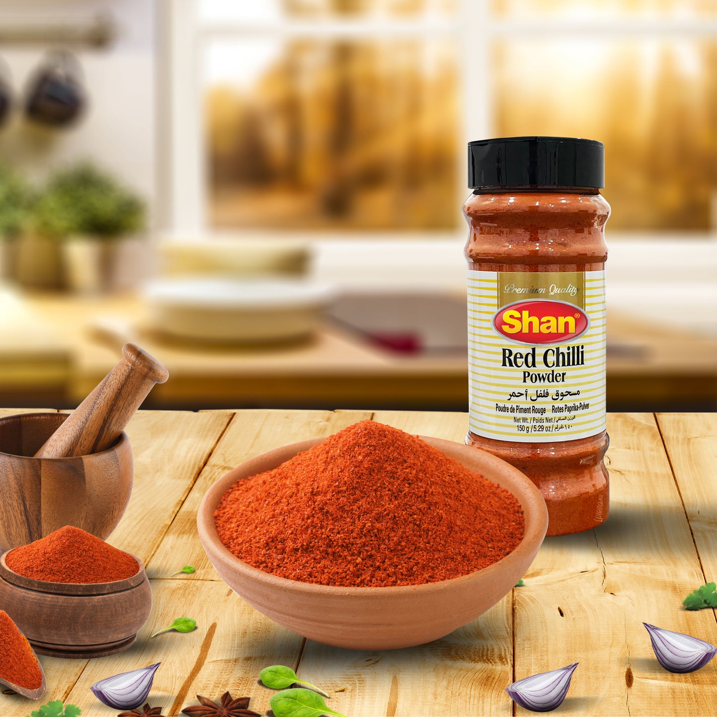 Shan Red Chilli Powder 150gm - Bottle