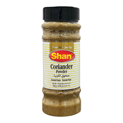 Shan Coriander Powder 135gm - Bottle