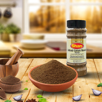 Shan Zafrani Garam Masala Powder 150gm - Bottle