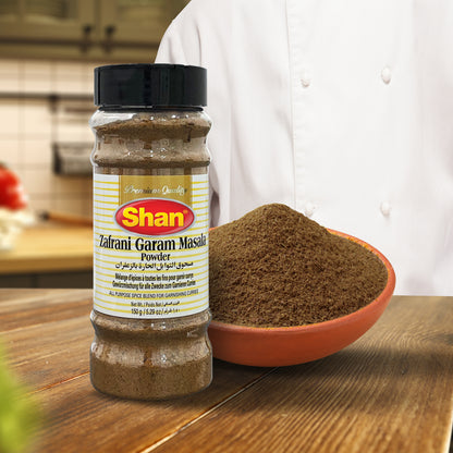 Shan Zafrani Garam Masala Powder 150gm - Bottle