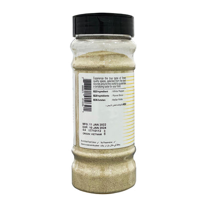 Shan White Pepper Powder 200gm - Bottle