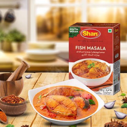 Shan South Indian Fish Recipe & Masala Mix 165gm