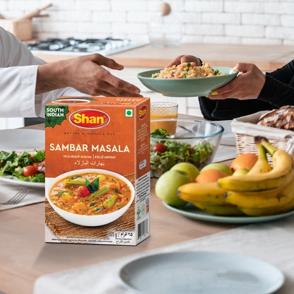 Shan South Indian Sambar Recipe & Masala Mix 165gm