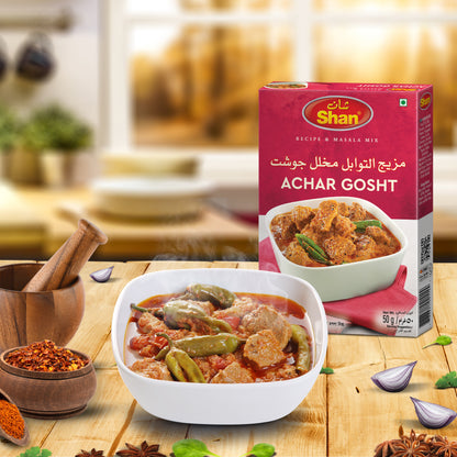 Shan Achar Gosht Recipe & Masala Mix 50gm