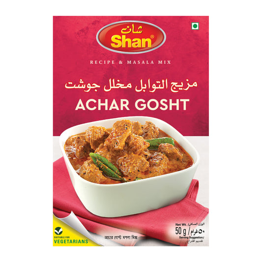 Shan Achar Gosht Recipe & Masala Mix 50gm