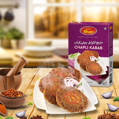 Shan Chapli Kabab Recipe & Masala Mix 100gm