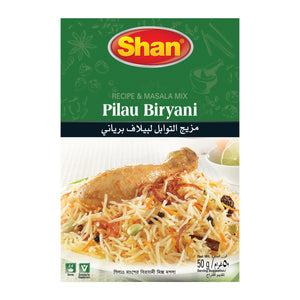 Shan Pilau Biriyani Recipe & Masala Mix 50gm