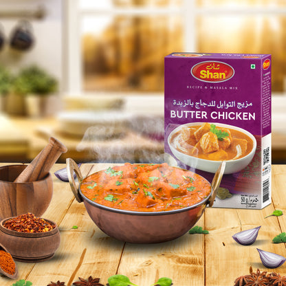 Shan Butter Chicken Recipe & Masala Mix 50gm