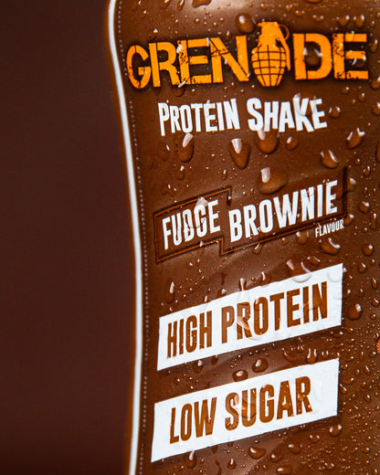 Grenade Fudge Brownie Protein Shake - High Protein - Low Sugar 330ml