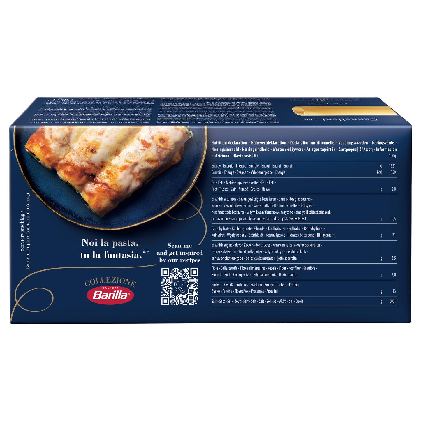 Barilla Collezione Pasta Cannelloni 250g