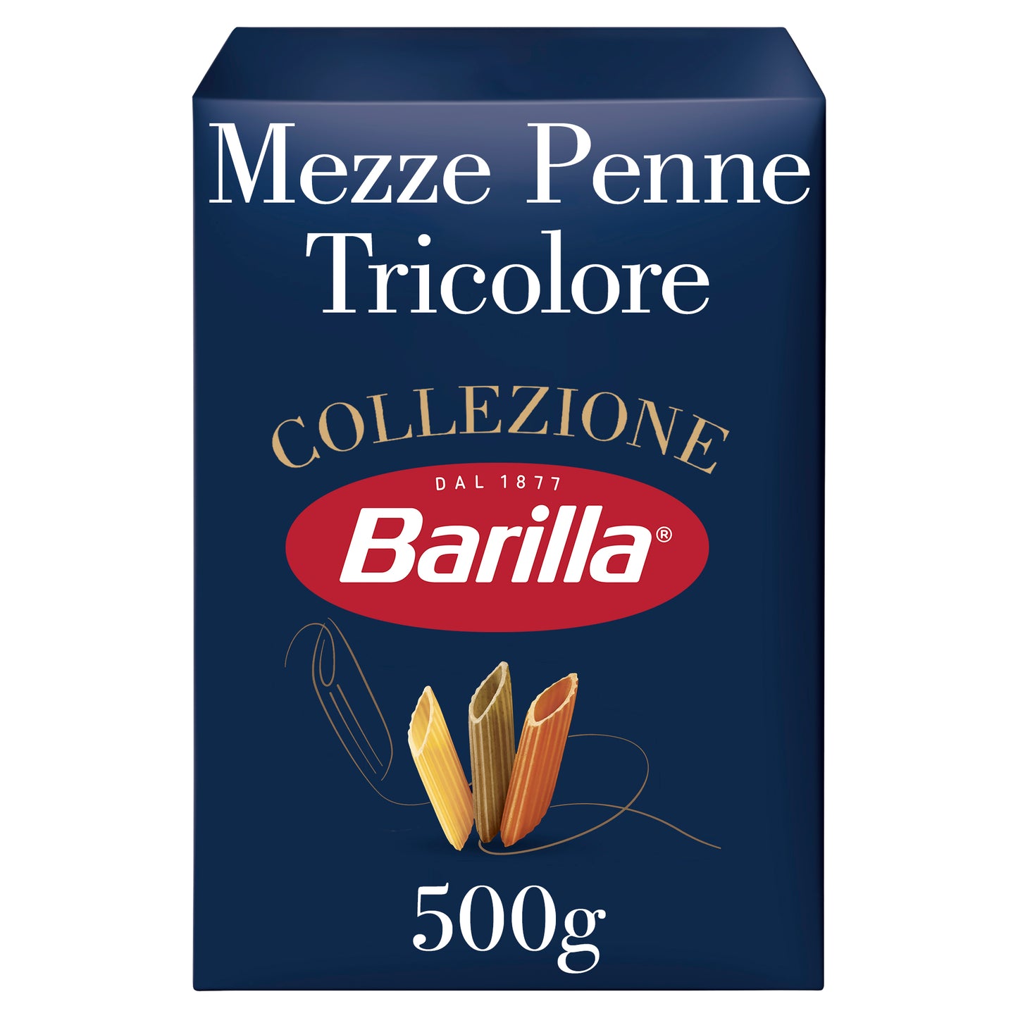 Barilla Collezione Pasta Mezze Penne Tricolori 500g