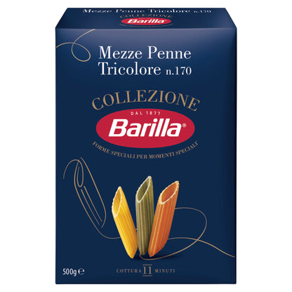 Barilla Collezione Pasta Mezze Penne Tricolori 500g