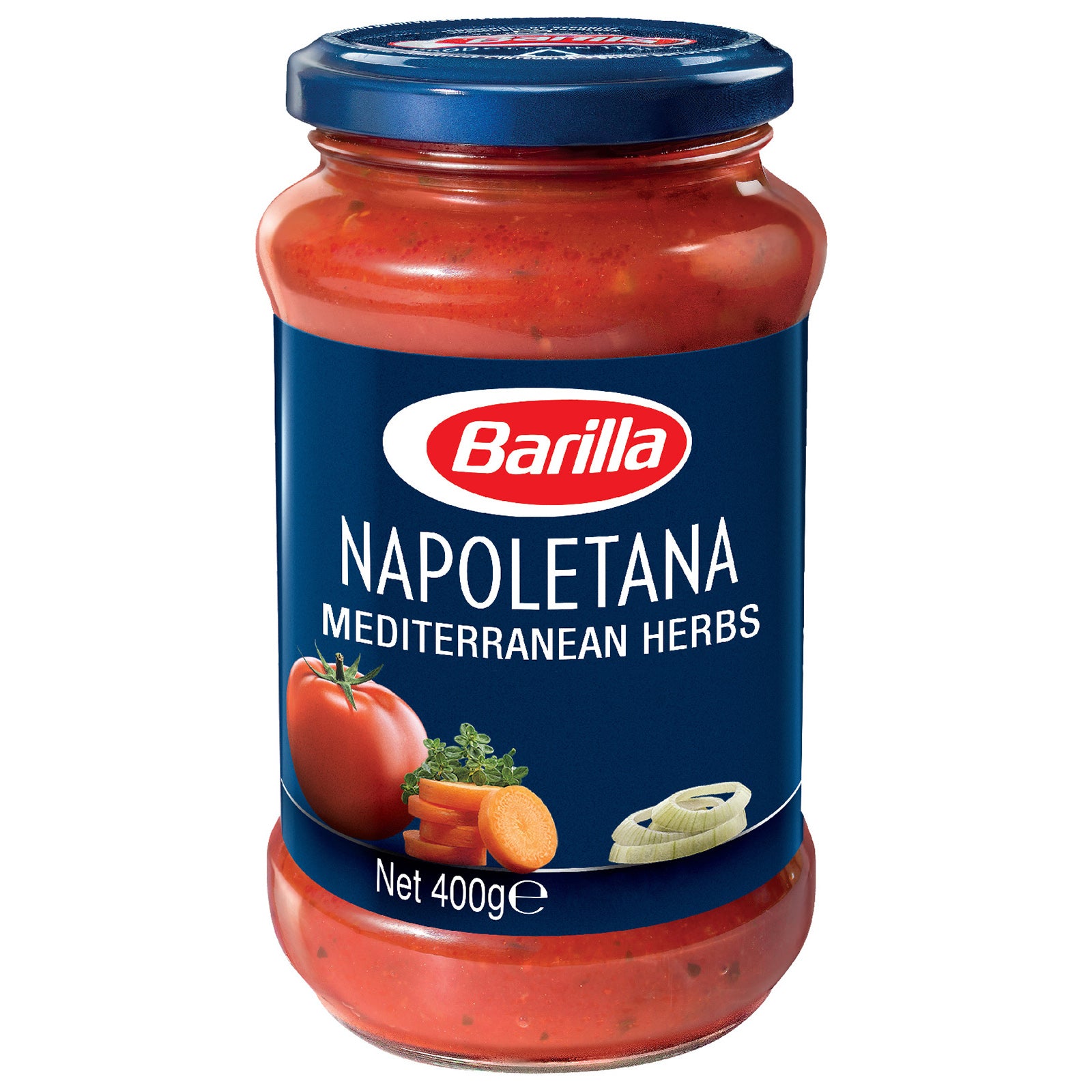 Barilla Napoletana Pasta Sauce with Italian Tomato and Basil 400g