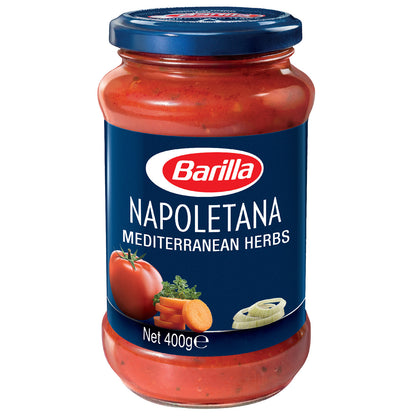Barilla Napoletana Pasta Sauce with Italian Tomato and Basil 400g
