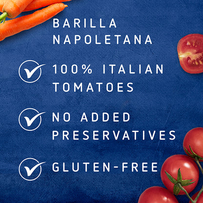 Barilla Napoletana Pasta Sauce with Italian Tomato and Basil 400g