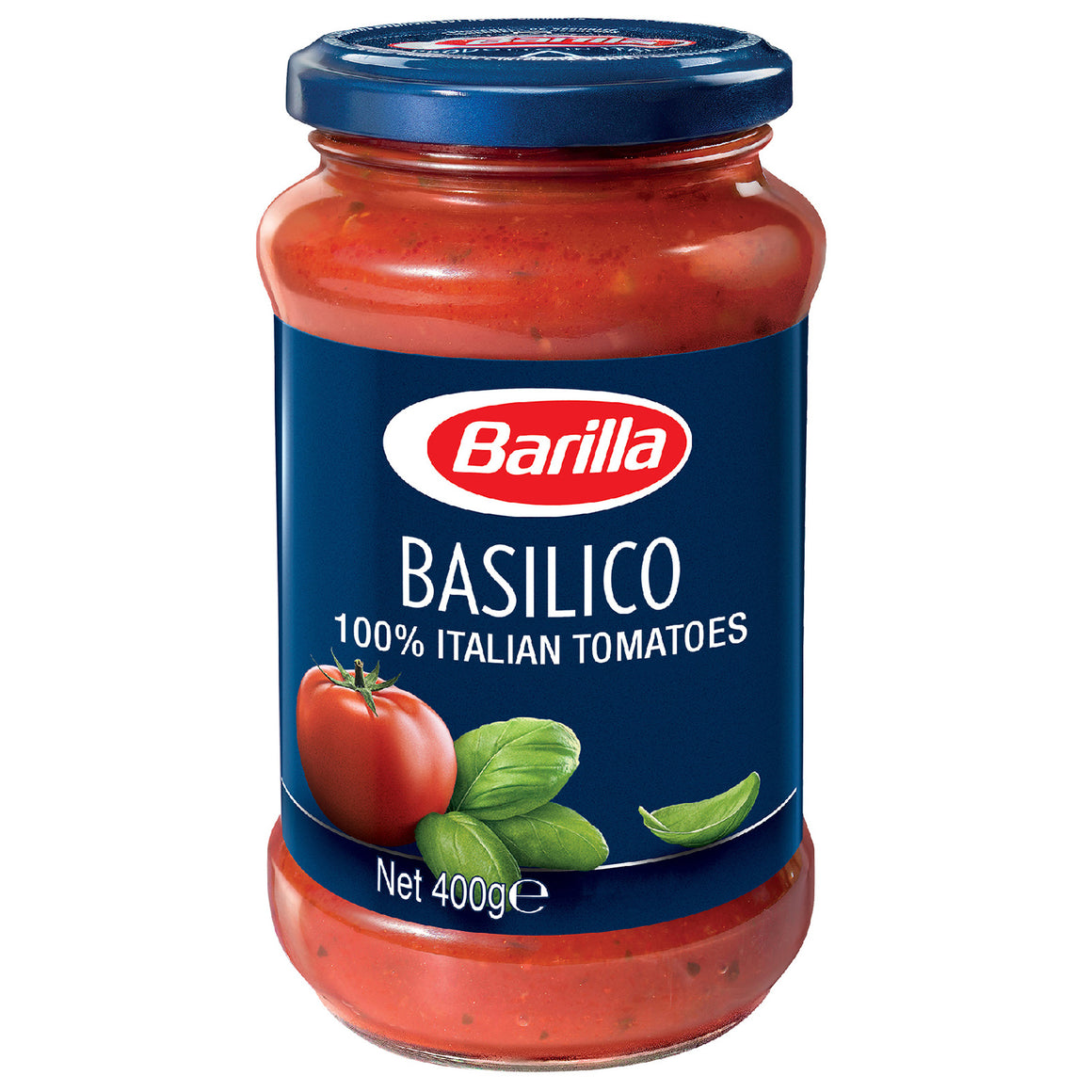 Barilla Basilico Pasta Sauce with Italian Tomato and Basil 400g