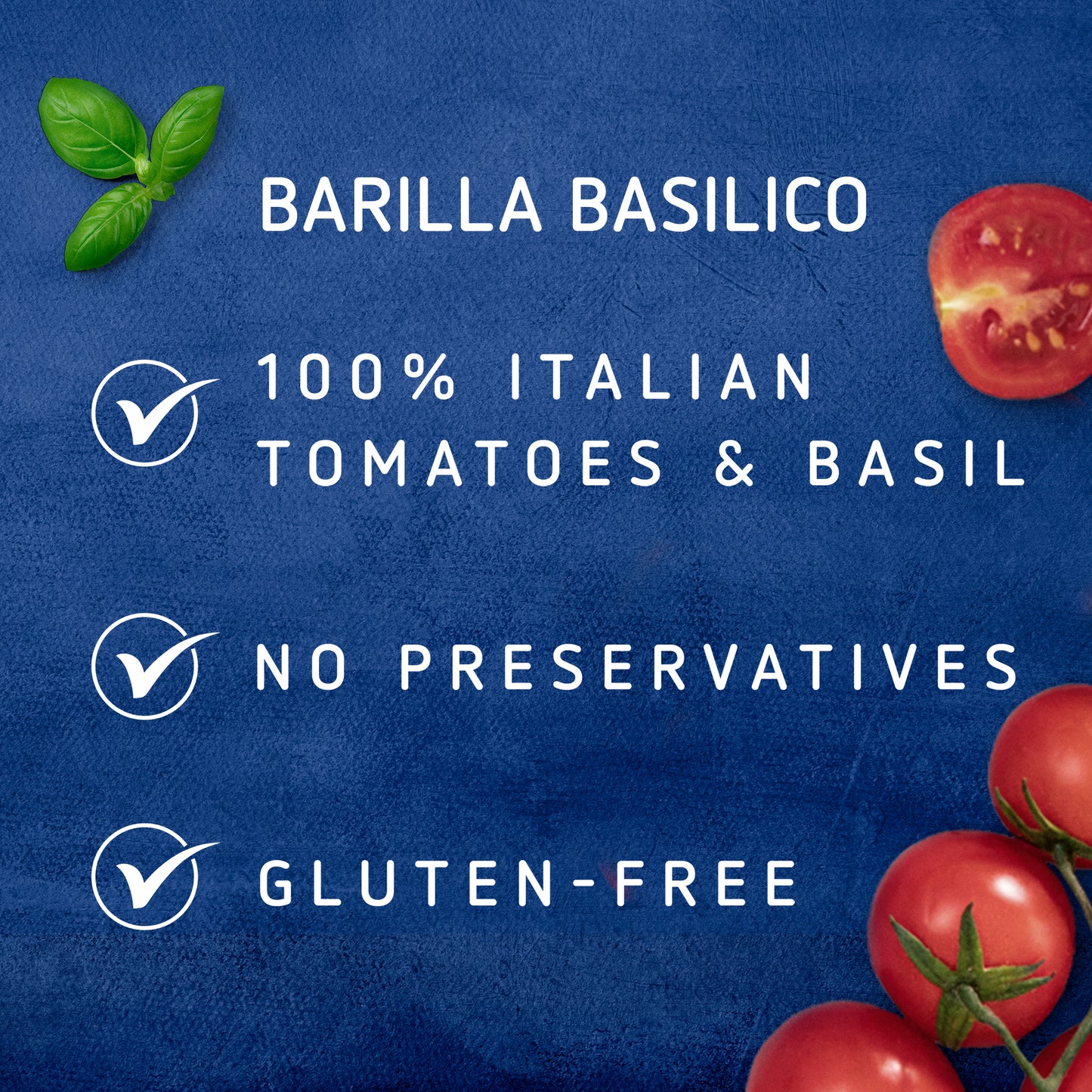 Barilla Basilico Pasta Sauce with Italian Tomato and Basil 400g