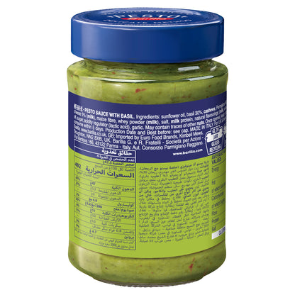 Barilla Pesto Genovese Pasta Sauce with Fresh Italian Basil 190g
