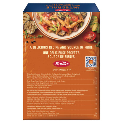 Barilla Pasta Penne Rigate Whole Wheat 500g
