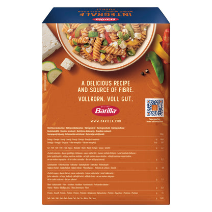 Barilla Pasta Fusilli Whole Wheat 500g