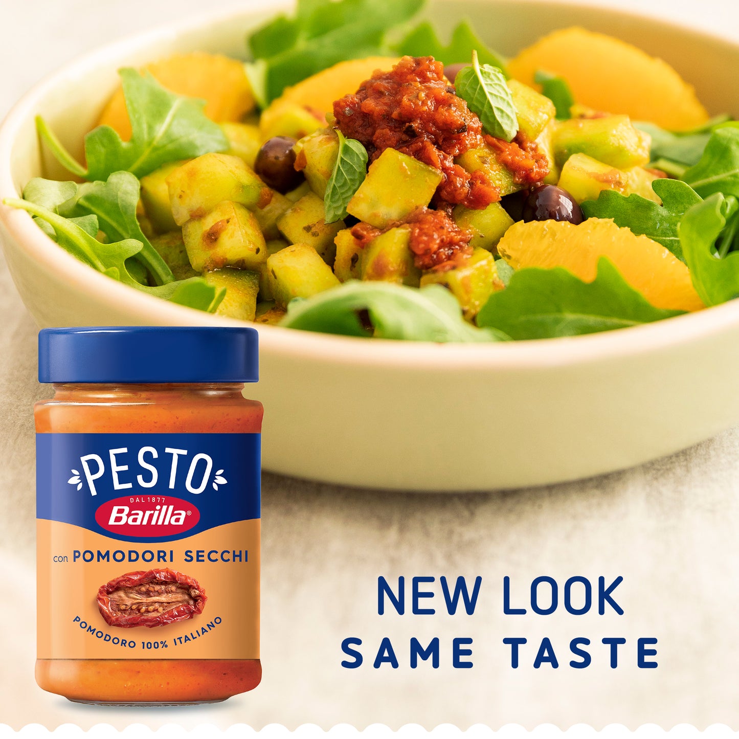 Barilla Pesto Pomodori Secchi Pasta Sauce with Italian Sun-Dried Tomatos 200g