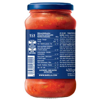 Barilla Olive Pasta Sauce with Italian Tomato 400g