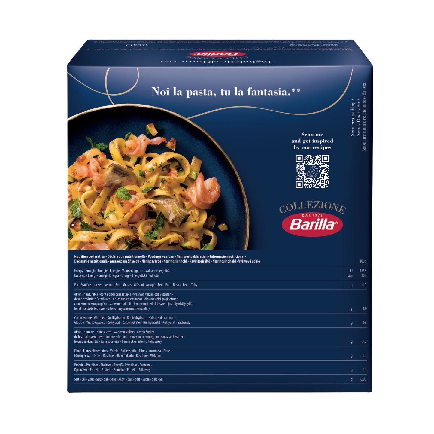 Barilla Collezione Tagliatelle Egg Pasta 450g