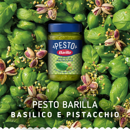 Barilla Pesto Pistachio & Basil Pasta Sauce, 100% Italian. Gluten Free 190gm
