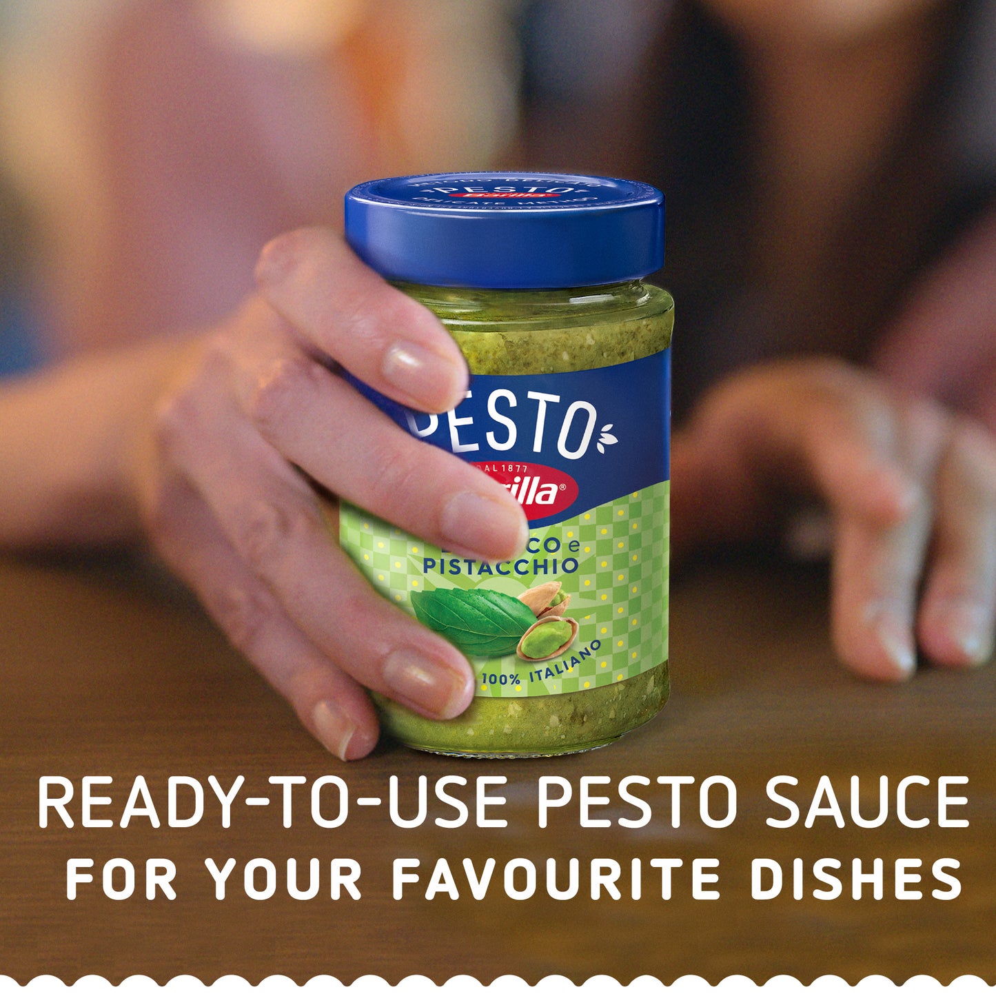 Barilla Pesto Pistachio & Basil Pasta Sauce, 100% Italian. Gluten Free 190gm