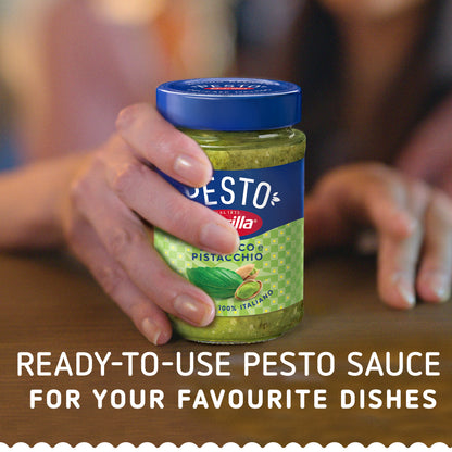 Barilla Pesto Pistachio & Basil Pasta Sauce, 100% Italian. Gluten Free 190gm