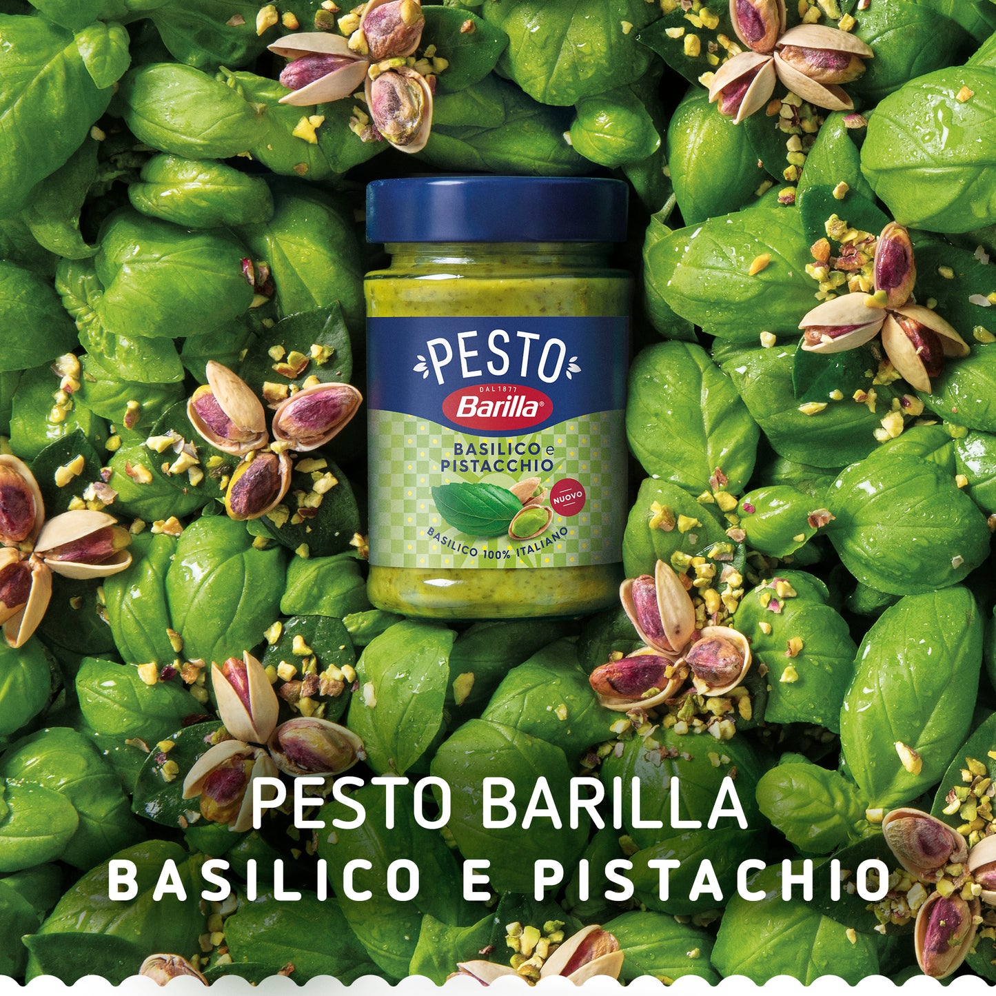 Barilla Pesto Pistachio & Basil Pasta Sauce, 100% Italian. Gluten Free 190gm