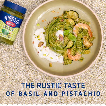 Barilla Pesto Pistachio & Basil Pasta Sauce, 100% Italian. Gluten Free 190gm