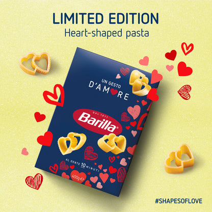 Barilla Love Heart Shaped Pasta D'amore, Limited Edition 400gm