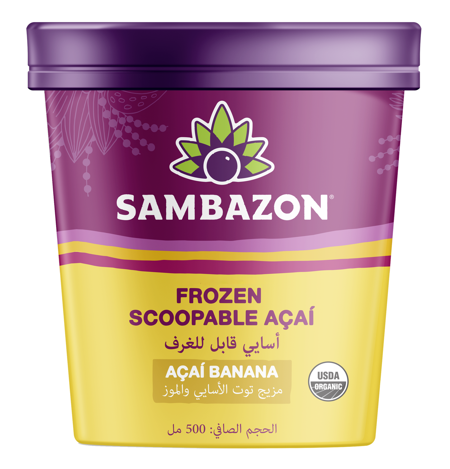 Sambazon Frozen Scoopable Acai With Banana 500ml