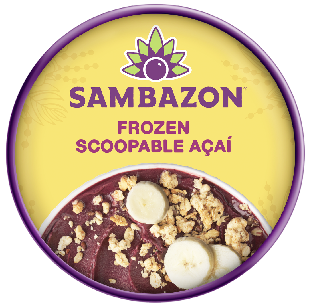 Sambazon Frozen Scoopable Acai With Banana 500ml