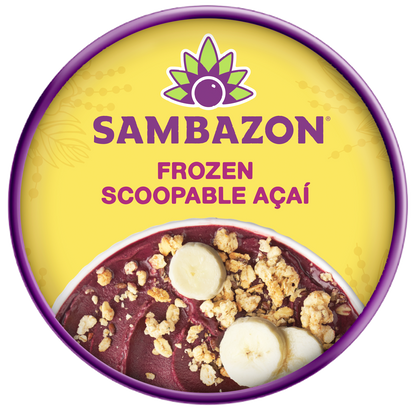 Sambazon Frozen Scoopable Acai With Banana 500ml