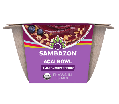 Sambazon Frozen Organic Superberry Acai Bowl 6.1 Oz