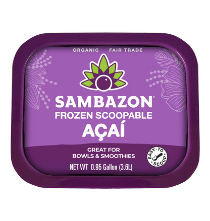 Sambazon Frozen Scoopable Açaí Sorbet 3.6L