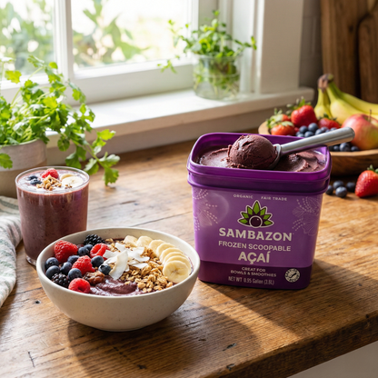 Sambazon Frozen Scoopable Açaí Sorbet 3.6L