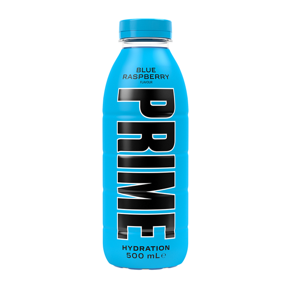 Prime Hydration Drink Blue Raspberry Flavour 500ml Click Cuisine 4526