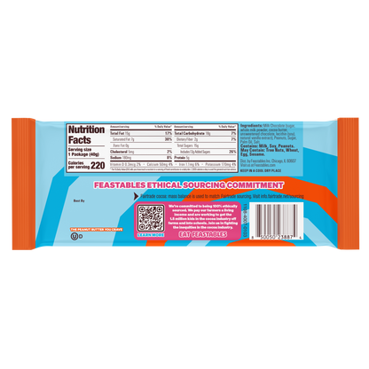 Mr Beast Feastables Peanut Butter Cups 40gm, Made with Grass-Fed Milk Chocolate and Organic Cocoa
