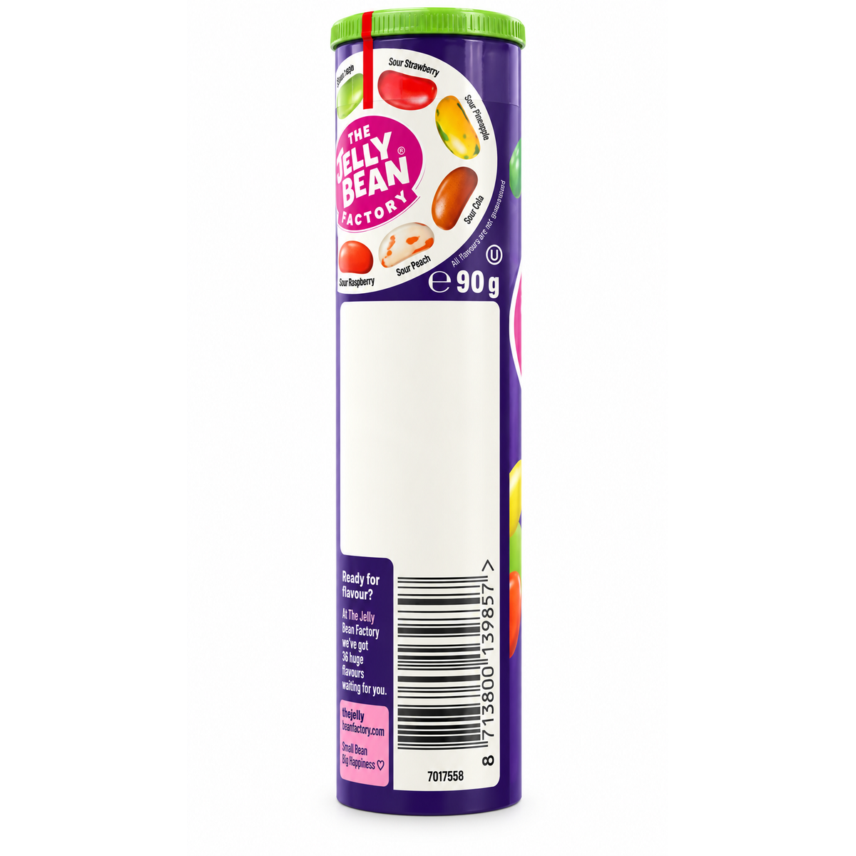 The Jelly Bean Factory 9 Sour Mix Flavours Jellybeans Tube, 90g
