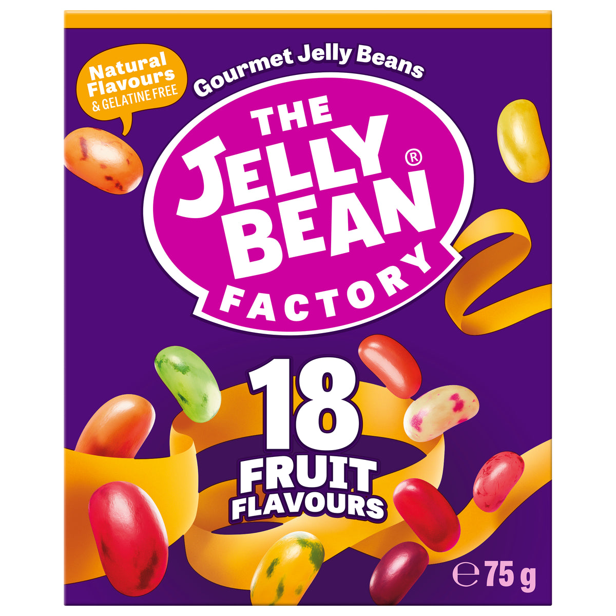 The Jelly Bean Factory 18 Mix Gourmet Flavors Jellybeans - 75g