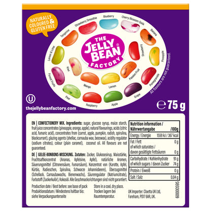 The Jelly Bean Factory 18 Mix Gourmet Flavors Jellybeans - 75g