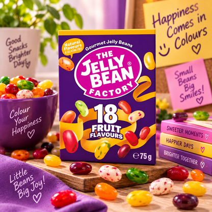 The Jelly Bean Factory 18 Mix Gourmet Flavors Jellybeans - 75g