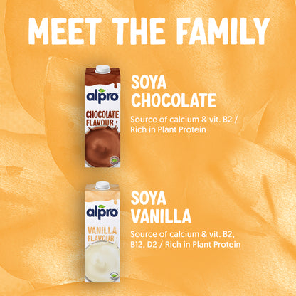 Alpro Soya Drink Vanilla (1l), 100% Plant Based And Dairy Free, Suitable For Vegans, Naturally Free From Lactose, Rich In Nutrients