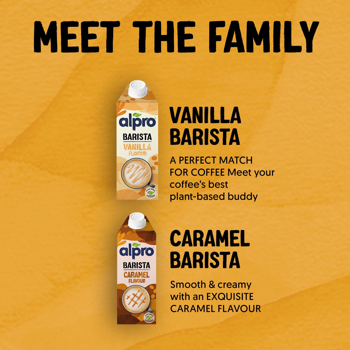 Alpro Barista Oat Caramel 750ml, 100% Plant Based And Dairy Free, Suitable For Vegans, Naturally Free From Lactose, Rich In Nutrients