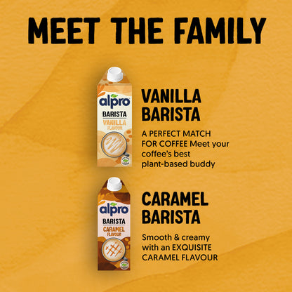 Alpro Barista Oat Caramel 750ml, 100% Plant Based And Dairy Free, Suitable For Vegans, Naturally Free From Lactose, Rich In Nutrients