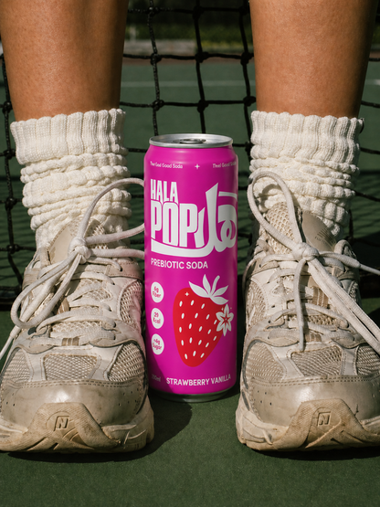 HALAPOP Probiotic Soda Strawberry Vanilla Pack of 4 - (250mlx4)