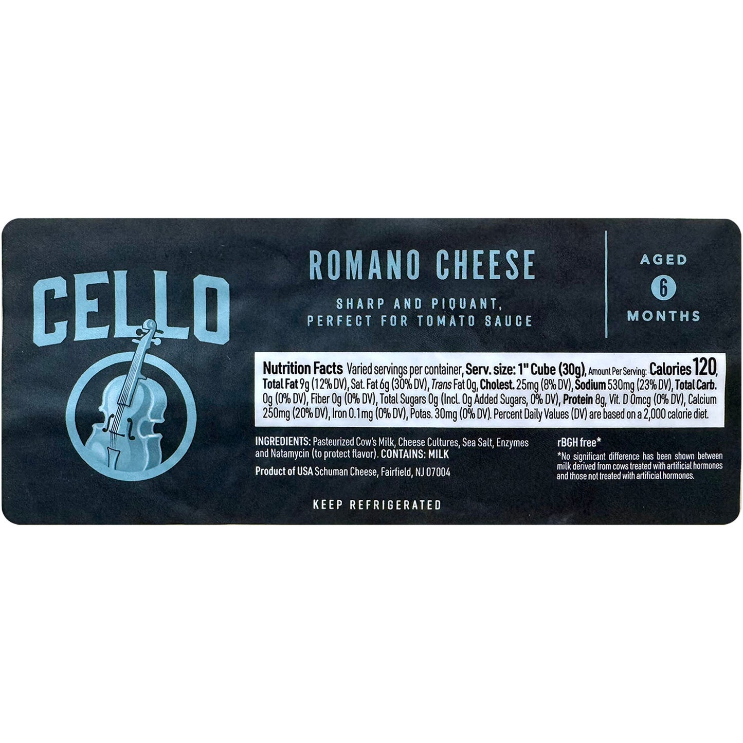 Cello Romano Cheese 8.16 Kg (Chilled)